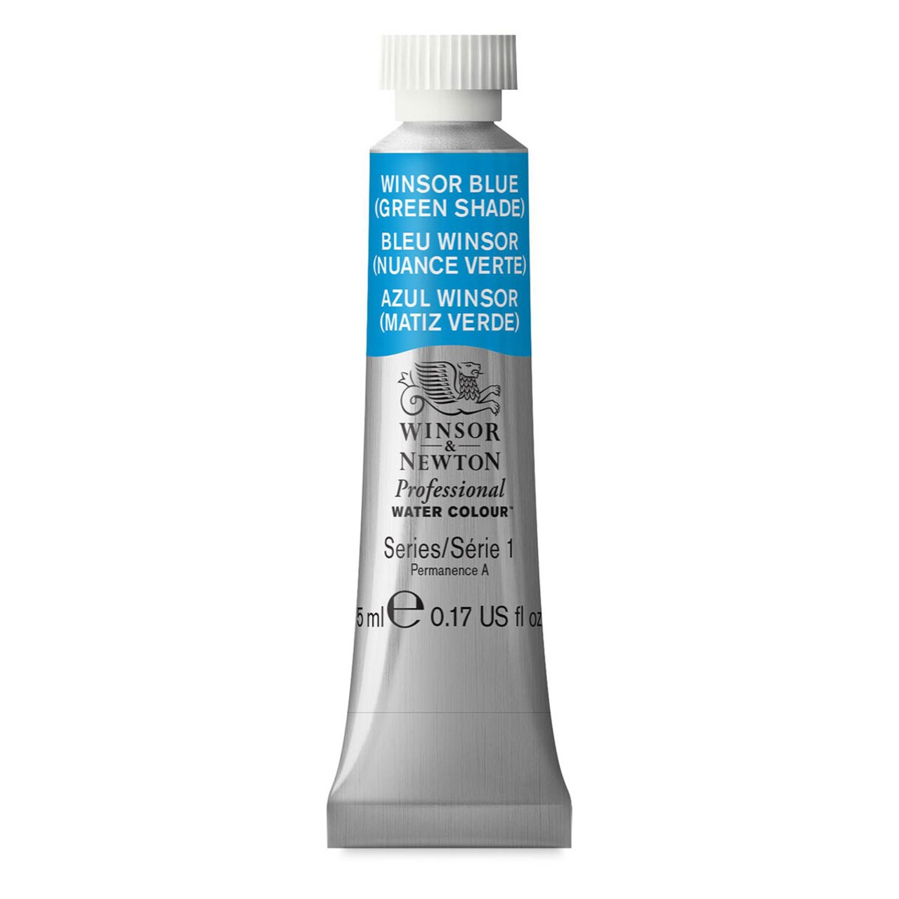 Winsor & Newton Professional Watercolor - Winsor Blue (Green Shade), 5 ml Tube